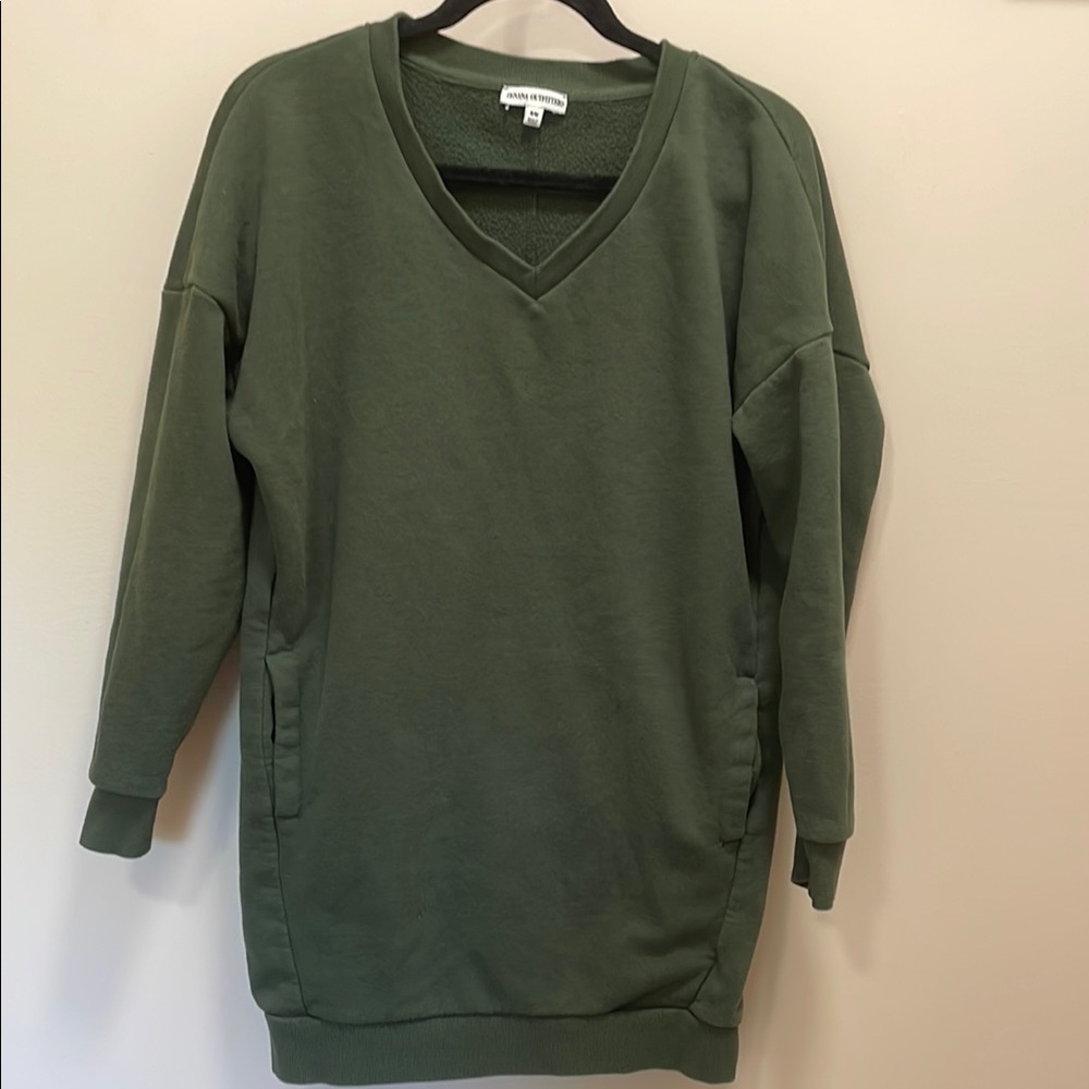 Zenana Outfitters Olive Green Tunic Top
